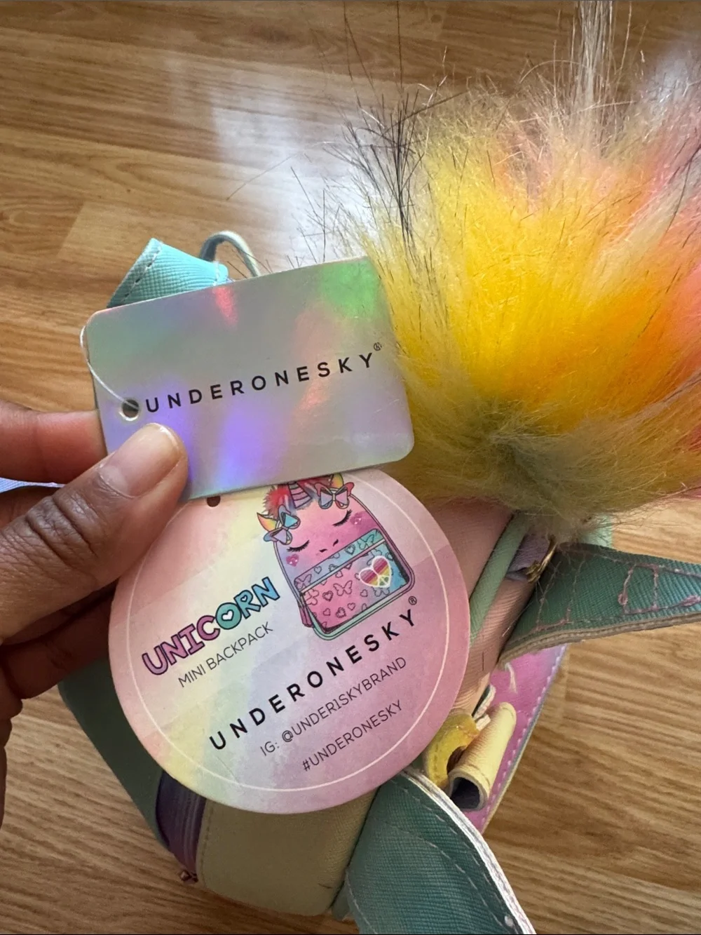 Underonesky Unicorn Mini Backpack ✨